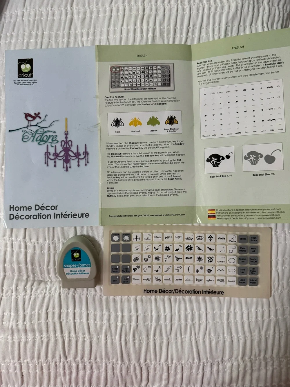 Cricut Home Décor cartridge